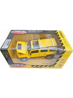   Метална кола 1:24 Hummer H3 с отваряеми врати преден капак и багажник
