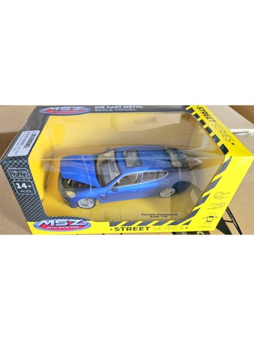 Метална кола 1:24 Porsche Panamera S с отваряеми врати преден капак и багажник