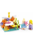 Конструктор Sluban Girl's Dream: Платноходна Лодка с Риф за лов на съкровища (287 ч.) с 3 фигурки, 38х29х7 см