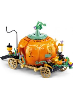   Конструктор Sluban Girl's Dream: Каретата Тиква на Пепеляшка с кончета (320 ч.) с 4 фигурки, 38х29х7 см