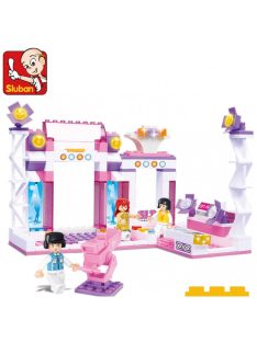   Конструктор Sluban Girl's Dream: Рок сцена (176 ч.) с 4 фигурки, 33х24х6 см