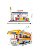 Конструктор Sluban Сити тролейбус 465 ел. с 5 фигурки 48х29х7