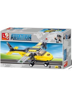   конструктор Sluban АвиацияТренировъчен Хеликоптер 110 ел. с 1 фигурка 24х14х5