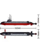 конструктор Sluban Армия Атомна подводница със стойка 193 ел. 29х22х6
