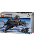 конструктор Sluban Армия Изстребител Светкавицата с 1 фигурка 252 ел. 43х29х7