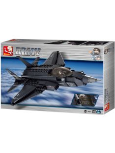   конструктор Sluban Армия Изстребител Светкавицата с 1 фигурка 252 ел. 43х29х7