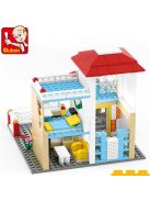 Конструктор Sluban Girl's Dream: Сладка Къща (380 ч.) с 4 фигурки, 38х29х7 cm