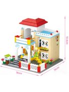 Конструктор Sluban Girl's Dream: Сладка Къща (380 ч.) с 4 фигурки, 38х29х7 cm