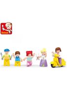 Конструктор Sluban Girl's Dream: Вила с градина (539 ч.) с 5 фигурки, 43х38х8 cm