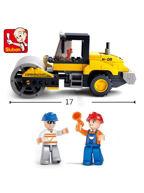 Конструктор Sluban Сити Строителство Валяк 171 ел. 1 фигурка 29х24х6
