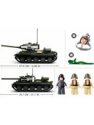 конструктор Sluban Армия 2 в1 Танк Т-34 от втората световна война и Танк Т-85 с 3 фигурки 687 ел. Точен модел 52х33х7