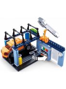 Конструктор Sluban Сити Автосервиз с кола с подемник 340 ел. с 3 фигурки 38х29х7