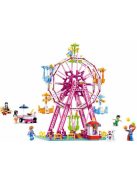Конструктор Sluban Girl's Dream: Виенско колело (789 ч.) с 8 фигурки със сменяща се глава ключодържател, 52х38х8 cm