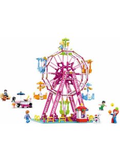   Конструктор Sluban Girl's Dream: Виенско колело (789 ч.) с 8 фигурки със сменяща се глава ключодържател, 52х38х8 cm