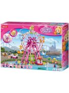 Конструктор Sluban Girl's Dream: Виенско колело (789 ч.) с 8 фигурки със сменяща се глава ключодържател, 52х38х8 cm