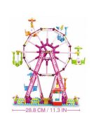 Конструктор Sluban Girl's Dream: Виенско колело (789 ч.) с 8 фигурки със сменяща се глава ключодържател, 52х38х8 cm