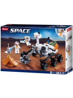   Конструктор Sluban Космос Марсоход Кюриосити 288 ел. с 2 фигурки 33х24х6