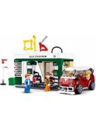 Конструктор Sluban Сити Бензиностанция с микробус 322 ел. с 3 фигурки 38х29х7