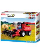 Конструктор Sluban Сити Комбайн 229 ел. с 2 фигурки 29х24х6