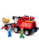 Конструктор Sluban Сити Комбайн 229 ел. с 2 фигурки 29х24х6