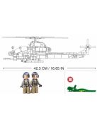 конструктор Sluban Армия AH-1Z Щурмови хеликоптер точен модел с 2 фигурки 482 ел. 30х24х13