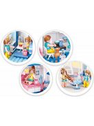 Конструктор Sluban Girl's Dream: Вила с пързалка (446 ч.) с 4 фигурки, 43х33х7 см