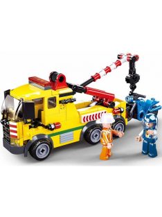   Конструктор Sluban Сити Камион Пътна Помощ с кран 205 ел. с 2 фигурки 29х24х6