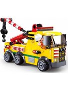 Конструктор Sluban Сити Камион Пътна Помощ с кран 205 ел. с 2 фигурки 29х24х6