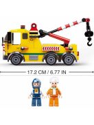 Конструктор Sluban Сити Камион Пътна Помощ с кран 205 ел. с 2 фигурки 29х24х6