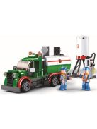 Конструктор Sluban Сити Бензиновоз с Пълначна Станция 267 ел. с 2 фигурки 38х24х7