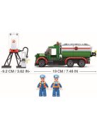 Конструктор Sluban Сити Бензиновоз с Пълначна Станция 267 ел. с 2 фигурки 38х24х7