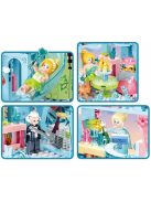 Конструктор Sluban Girl's Dream: Приказен Зимен замък (447 ч.) с 5 фигурки, 43х33х7 см