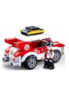 Конструктор Sluban Сити Линейка 88 ел. и 1 фигурка, 19х14х5 см, 869531