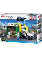 Конструктор Sluban Сити Автомивка с кола 323 ел. с 3 фигурки 38х29х7