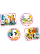 Конструктор Sluban Girl's Dream: Котешката къща (521 ч.) с 9 фигурки, 48х33х7 cm