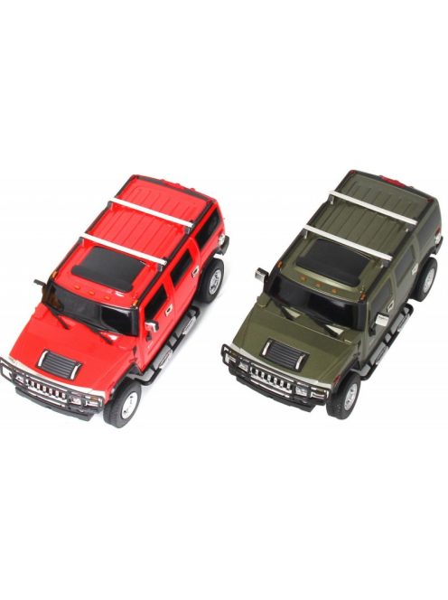 Метална кола 1:24 R/C Hummer H2, Радиоуправляем модел, Светлини, 28x14x11 cm