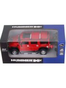 Метална кола 1:24 R/C Hummer H2, Радиоуправляем модел, Светлини, 28x14x11 cm
