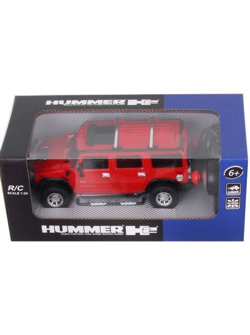 Метална кола 1:24 R/C Hummer H2, Радиоуправляем модел, Светлини, 28x14x11 cm