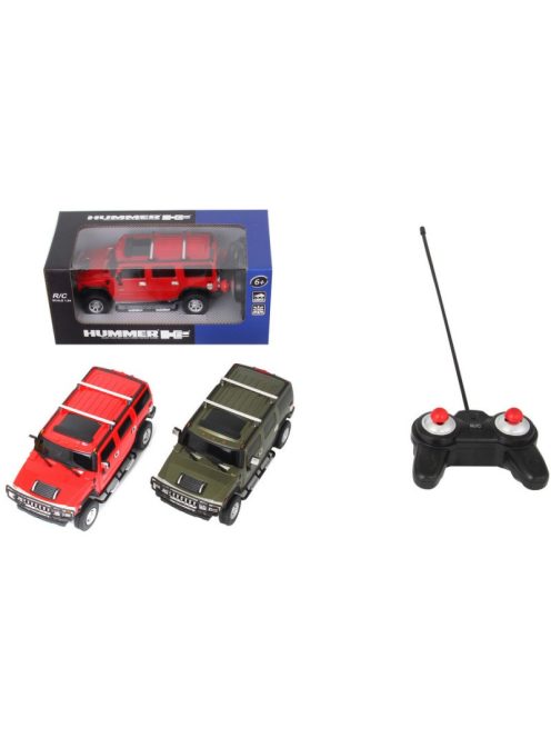 Метална кола 1:24 R/C Hummer H2, Радиоуправляем модел, Светлини, 28x14x11 cm