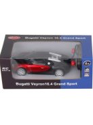 Метална кола 1:24 R/C Bugatti Veyron, Радиоуправляем модел, Светлини, 27x14x11 cm