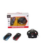 Метална кола 1:24 R/C Bugatti Veyron със дистанционно тип волан, Радиоуправляем модел, Светлини, 42x13x29 cm