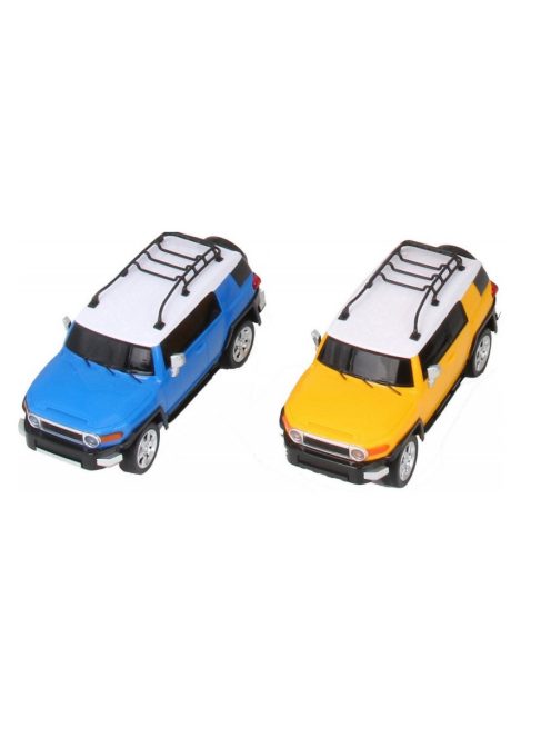 Метална кола 1:24 R/C Toyota FJ Cruiser със дистанционно тип волан, Радиоуправляем модел, Светлини, 42x13x29 cm