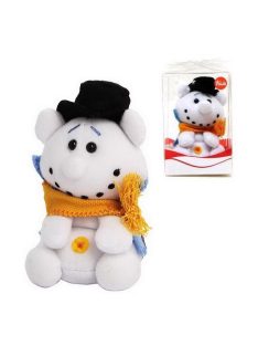   Плюшена играчка мини Снежко (10см) от серията Xmass Sweet Collection на TRUDI, 52080
