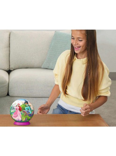 ПЪЗЕЛ 3D за деца топка (72ч) Дисни принцеси, Ravensburger Puzzle Disney Princess, 13 x 13 cm,11579