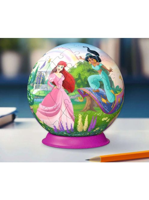 ПЪЗЕЛ 3D за деца топка (72ч) Дисни принцеси, Ravensburger Puzzle Disney Princess, 13 x 13 cm,11579