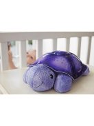 Нощна прожекционна лампа КОСТЕНУРКА за детска стая от CloudB, Twinkling Twilight Turtle, лилава