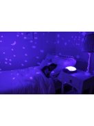 Нощна прожекционна лампа КОСТЕНУРКА за детска стая от CloudB, Twinkling Twilight Turtle, лилава