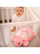 Нощна музикална прожекционна лампа КОСТЕНУРКА за детска стая от CloudB, Twinkling Twilight Turtle, Розова