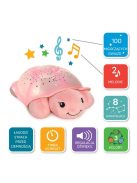 Нощна музикална прожекционна лампа КОСТЕНУРКА за детска стая от CloudB, Twinkling Twilight Turtle, Розова