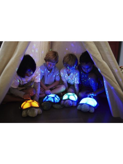 Нощна прожекционна лампа КОСТЕНУРКА за детска стая от CloudB, Twinkling Twilight Turtle, синя